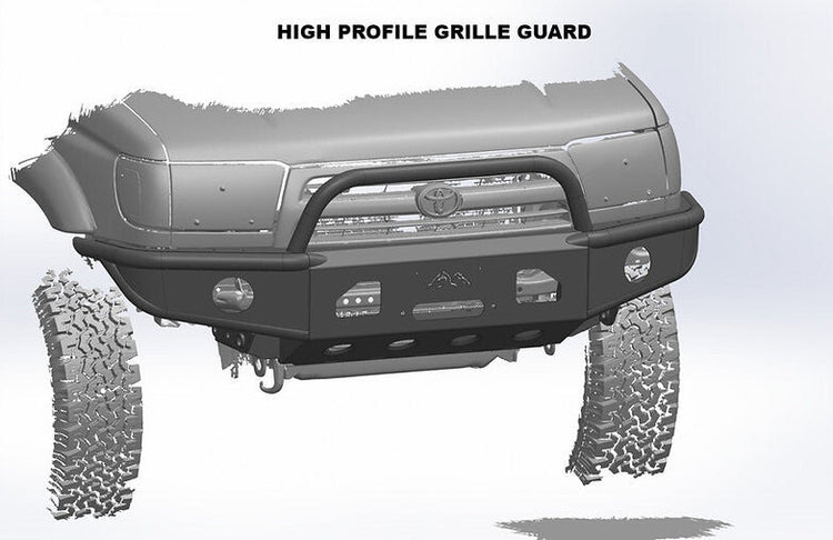 96-02 3rd Gen 4Runner Open Wing Hybrid Bumper - Welded - True North Fabrications