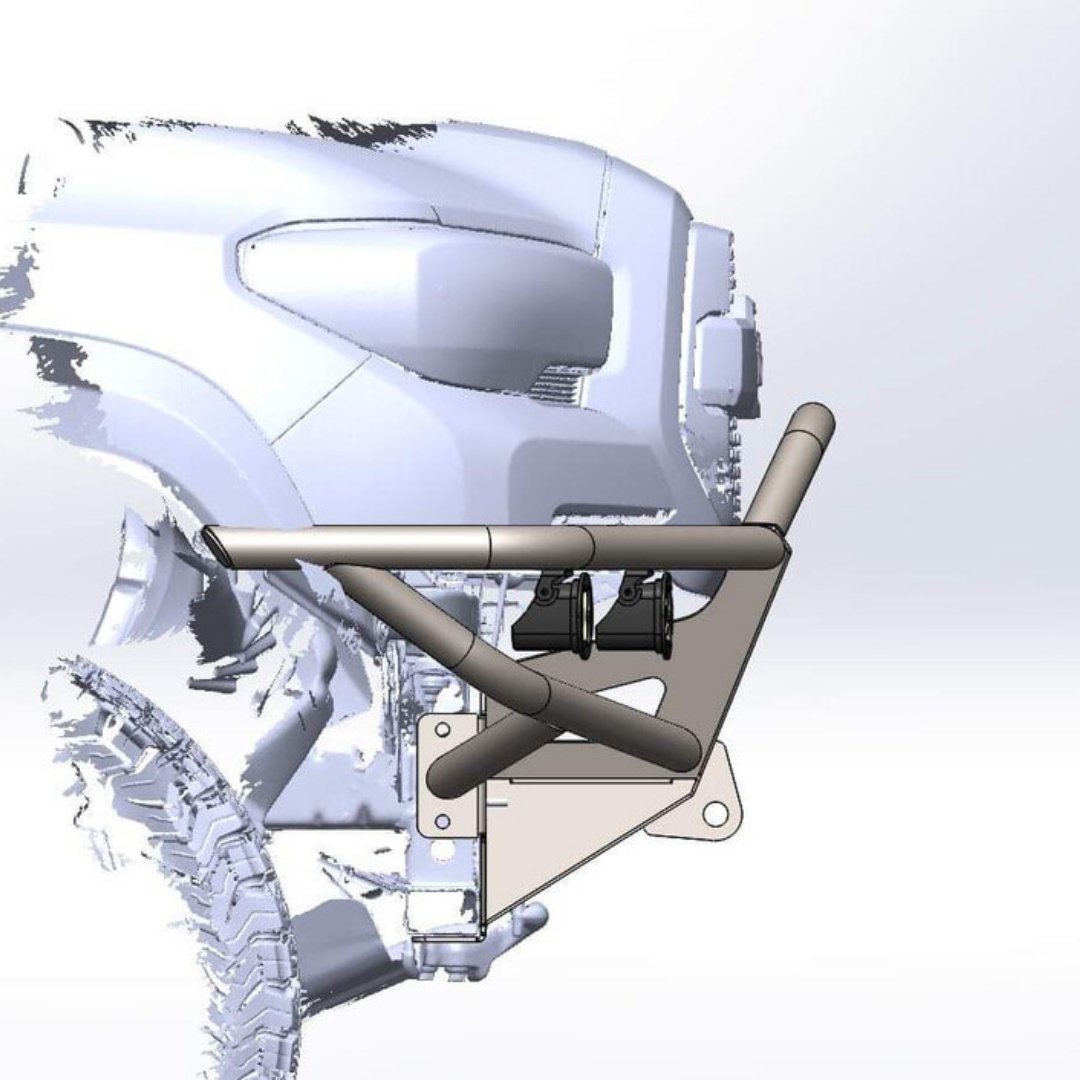 2016+ 3rd Gen Tacoma Hybrid Front Bumper - DIY Kit - True North Fabrications