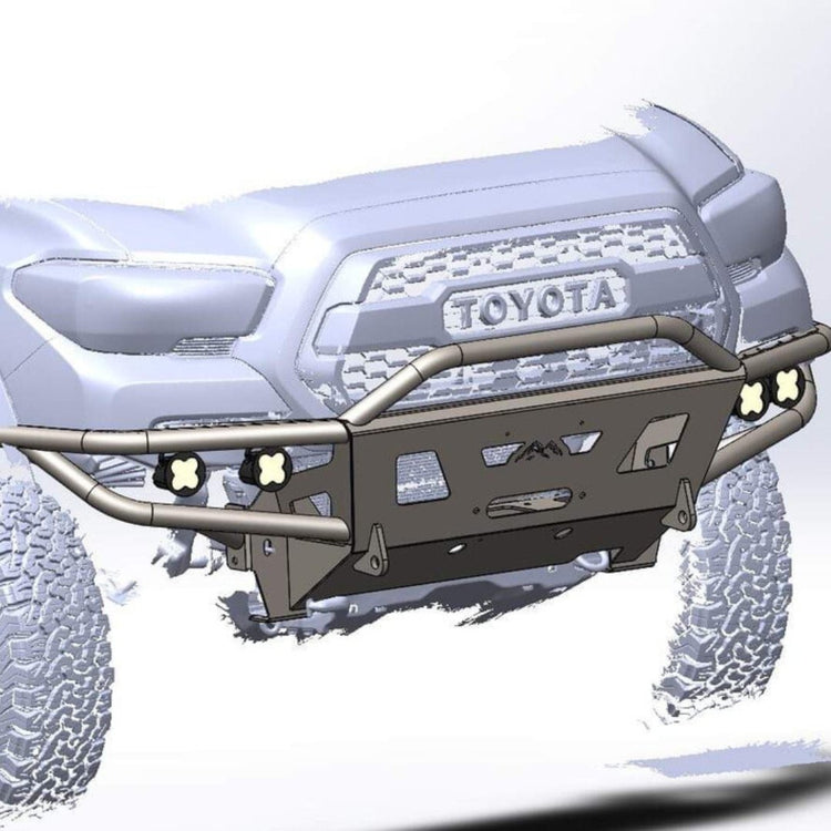 2016+ 3rd Gen Tacoma Hybrid Front Bumper - DIY Kit - True North Fabrications