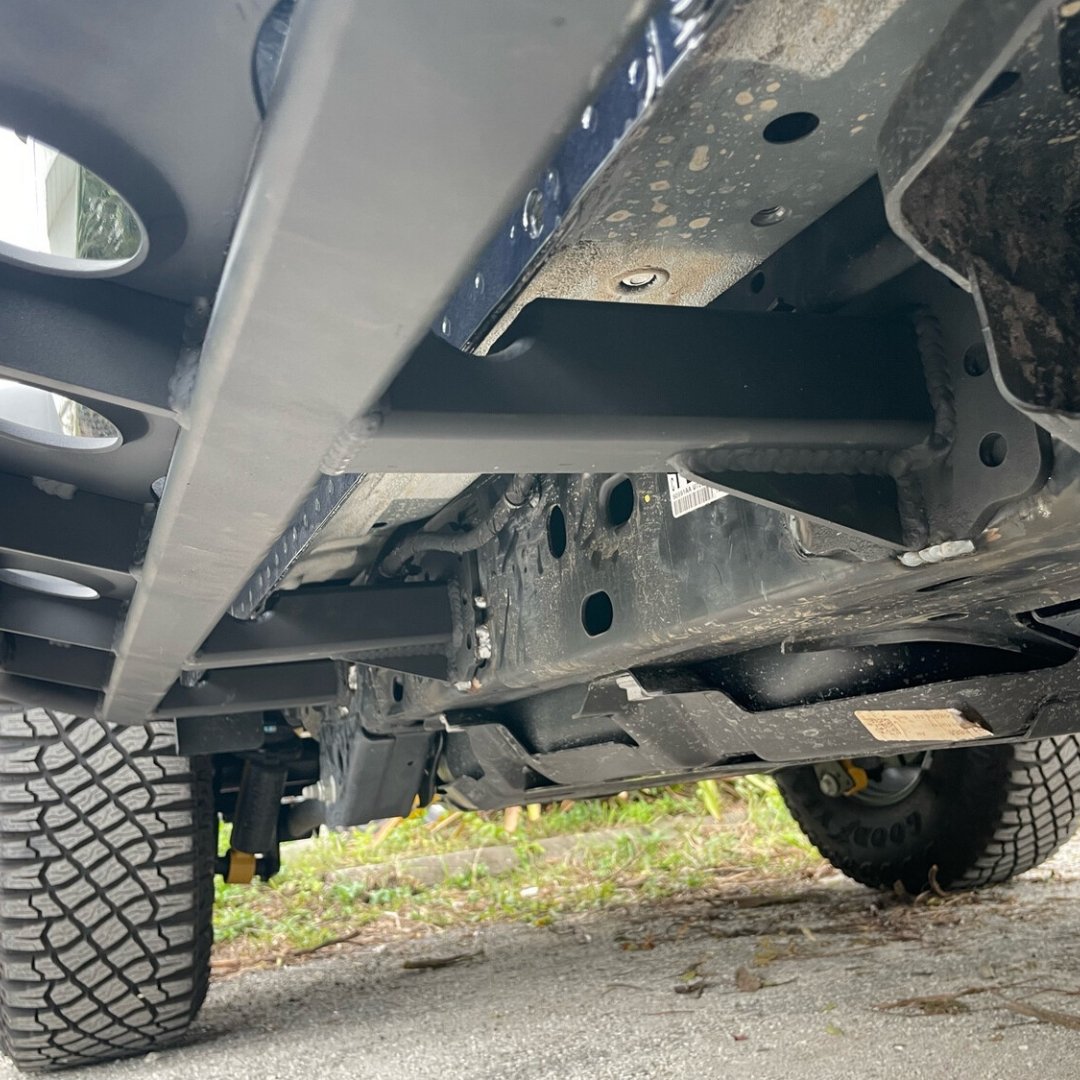 2021+ Bronco 4Dr Frame Mounted Rock Sliders - True North Fabrications