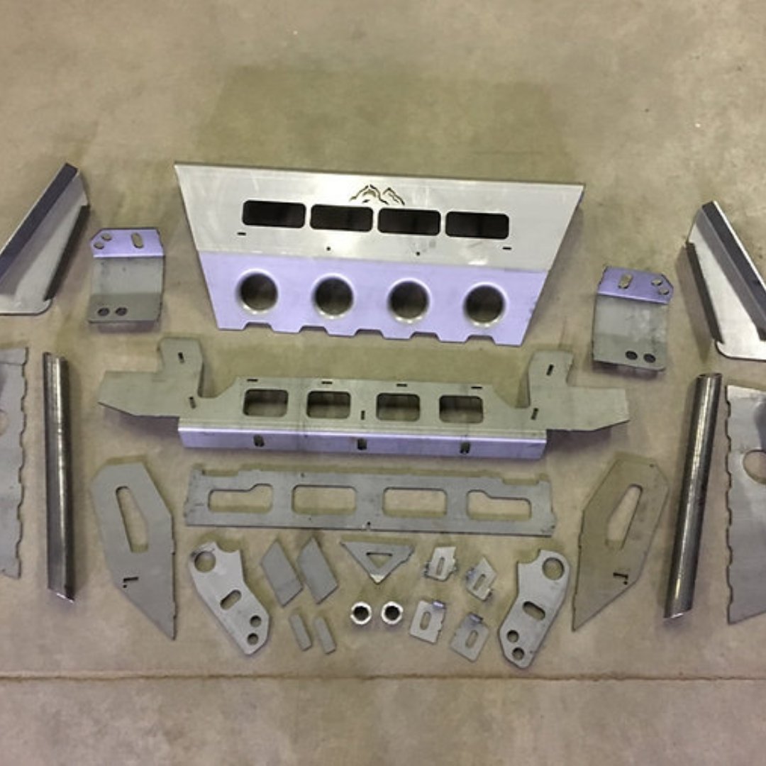 96-02 3rd Gen 4Runner Alpha Front Bumper - DIY Kit - True North Fabrications