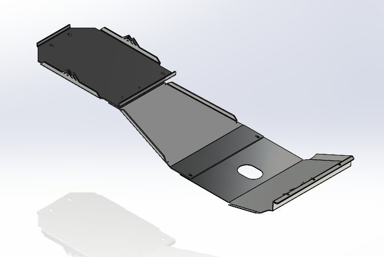 96-02 3rd Gen 4Runner Full 3/16" Skid Plates - True North Fabrications