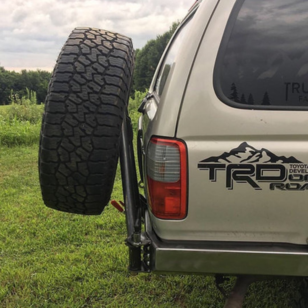 96-02 3rd Gen 4Runner Rear Plate Bumper - Welded - True North Fabrications