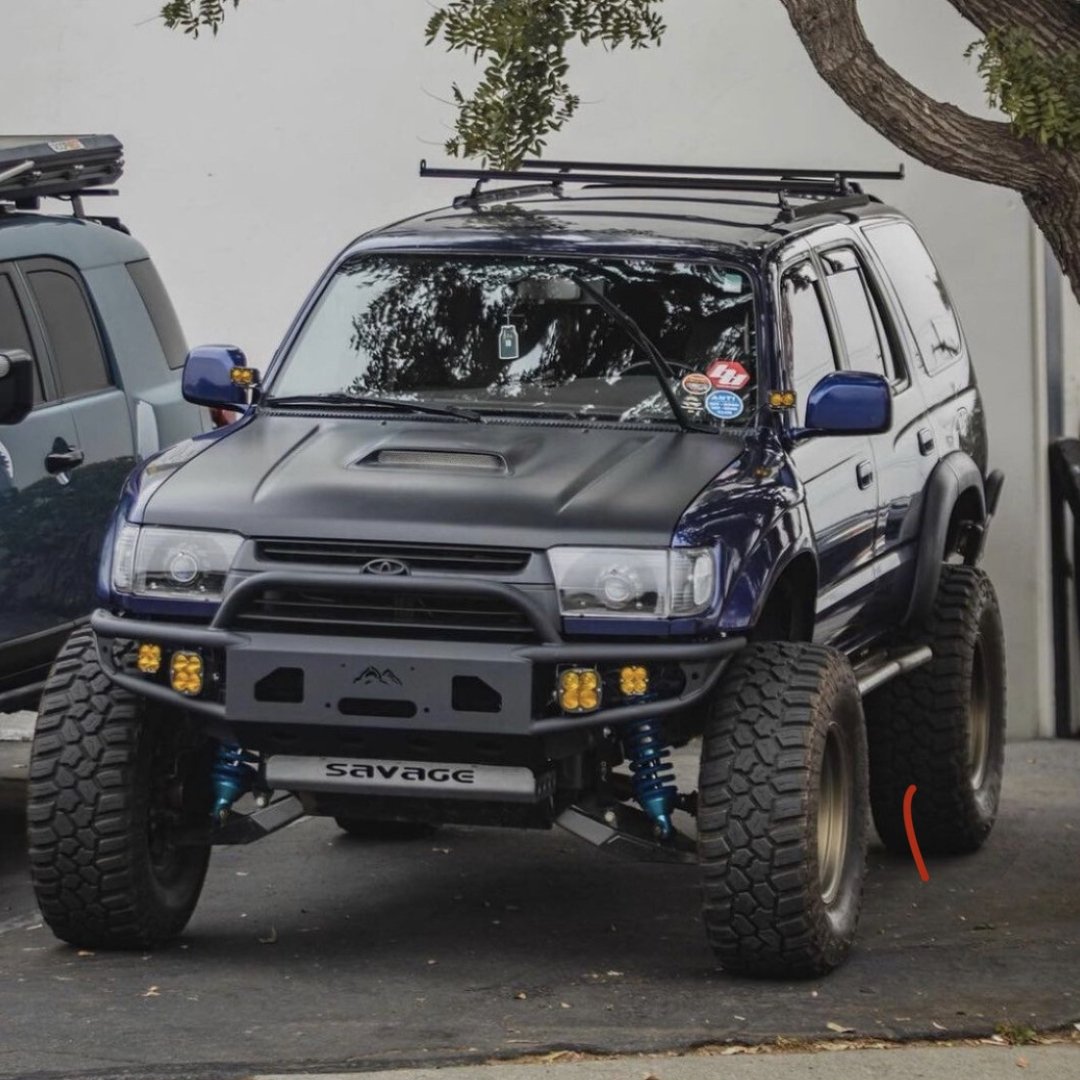 96-04 Tacoma Open Wing Hybrid Front Bumper - Welded - True North Fabrications