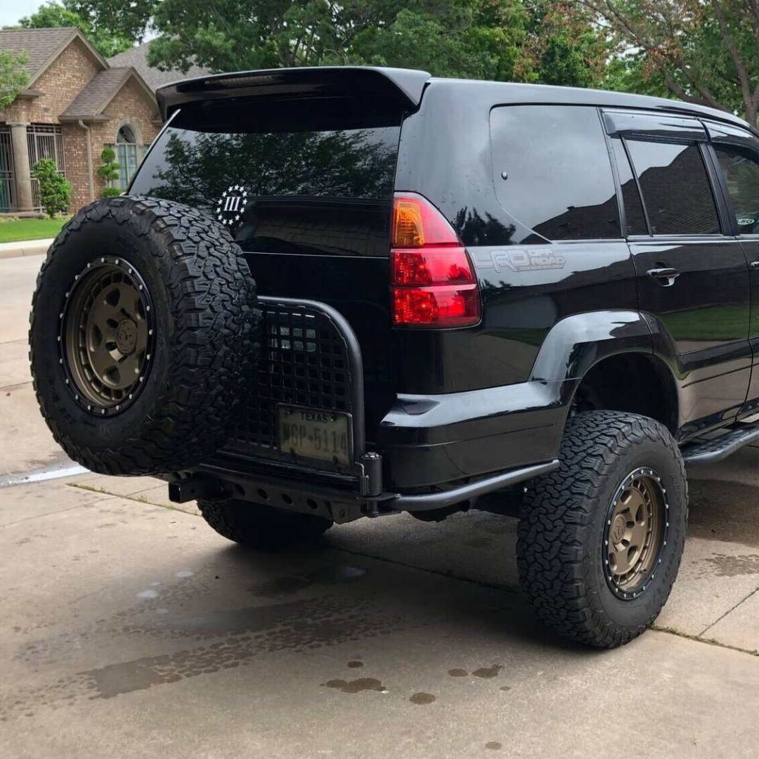 Lexus GX470 Hybrid Rear Bumper - Welded - True North Fabrications
