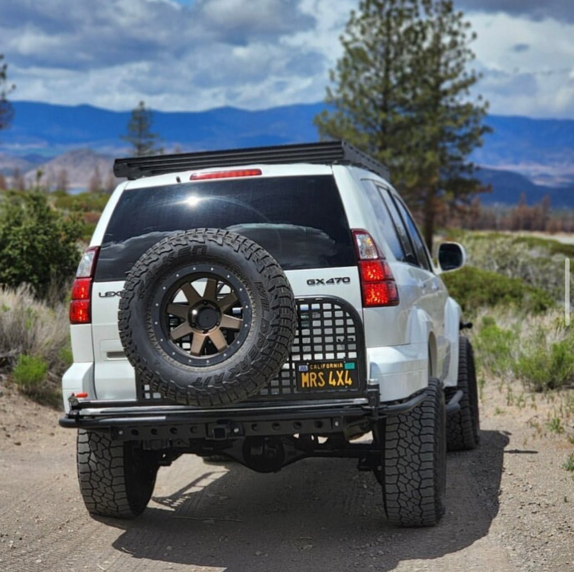 Gx470 Rear Bumer Hybrid Rear Bumper for 2002-2009 Lexus GX470 – True North Fabrications